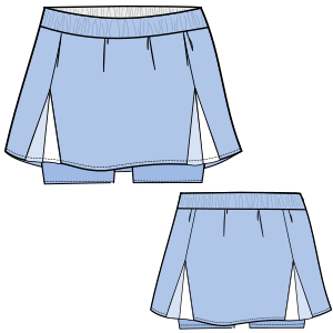 Fashion sewing patterns for Skirt Leggings 6050